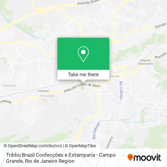 Tribbu Brazil Confecções e Estamparia - Campo Grande map