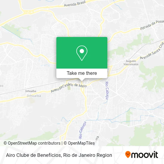 Airo Clube de Benefícios map