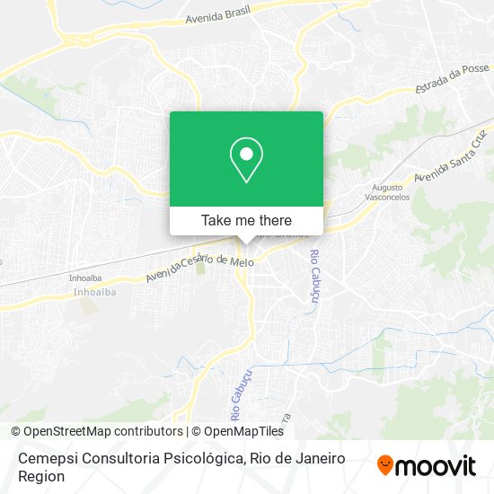 Cemepsi Consultoria Psicológica map