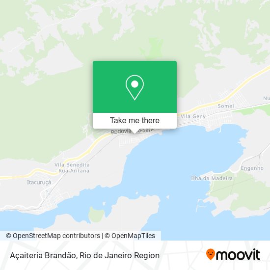 Açaiteria Brandão map