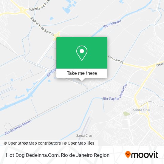 Hot Dog Dedeinha.Com map