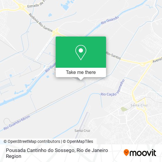 Pousada Cantinho do Sossego map