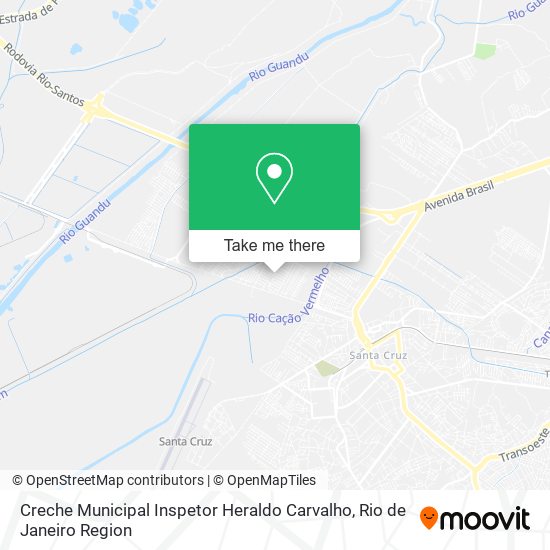 Mapa Creche Municipal Inspetor Heraldo Carvalho