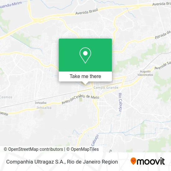 Companhia Ultragaz S.A. map