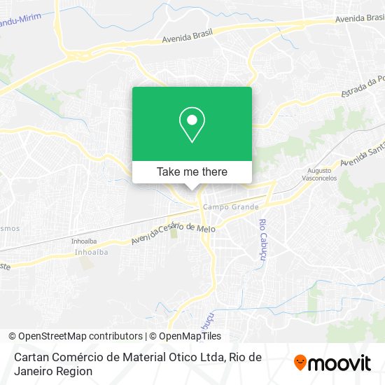 Cartan Comércio de Material Otico Ltda map