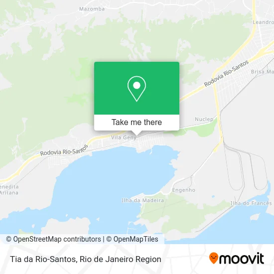 Tia da Rio-Santos map