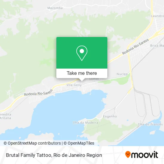 Brutal Family Tattoo map