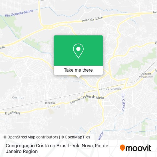 Congregação Cristã no Brasil - Vila Nova map