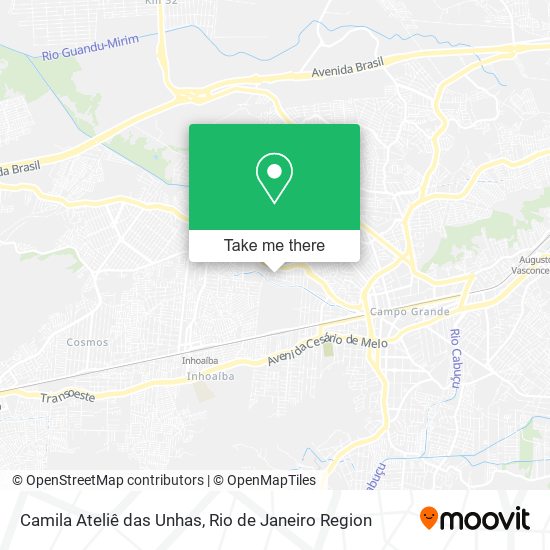 Camila Ateliê das Unhas map