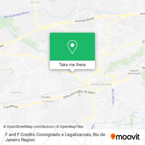 F and F Credito Consignado e Legalizacoes map