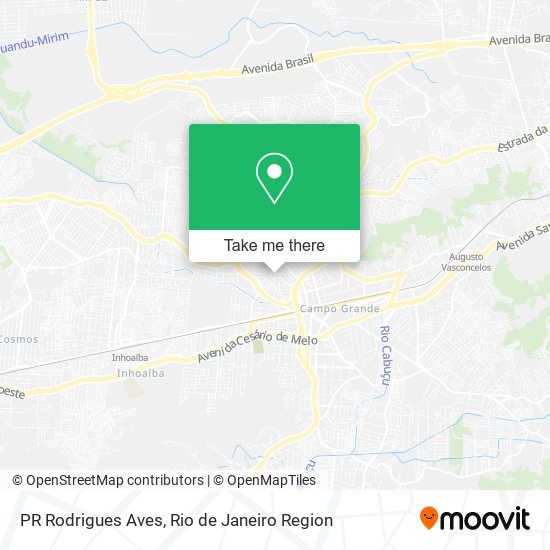 PR Rodrigues Aves map