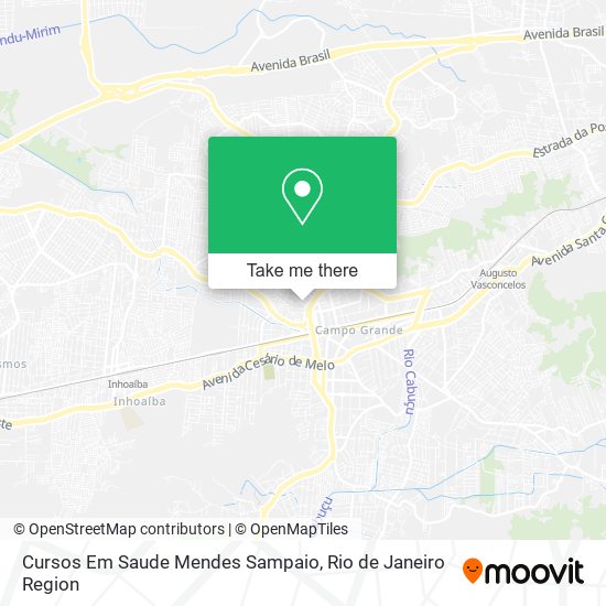 Cursos Em Saude Mendes Sampaio map
