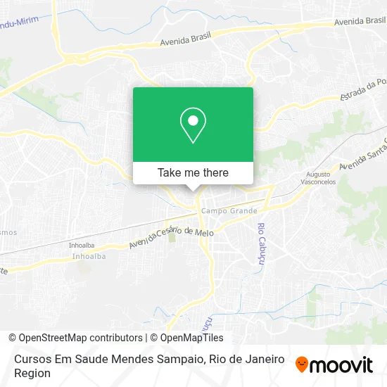 Cursos Em Saude Mendes Sampaio map