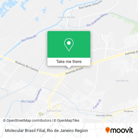 Molecular Brasil Filial map