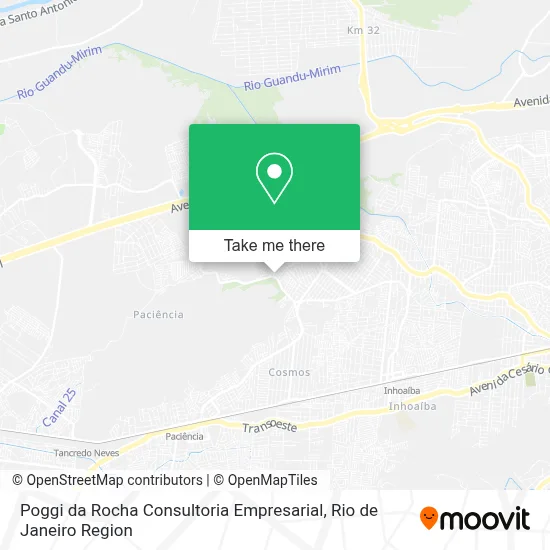 Poggi da Rocha Consultoria Empresarial map