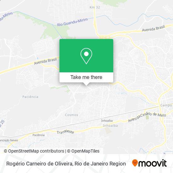 Rogério Carneiro de Oliveira map