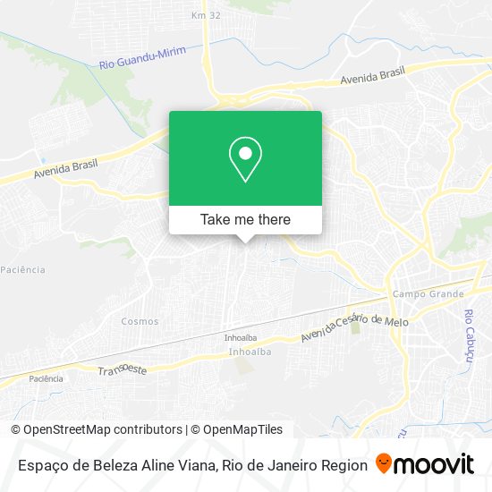 Espaço de Beleza Aline Viana map