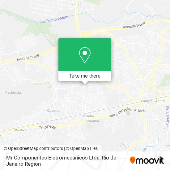 Mr Componentes Eletromecânicos Ltda map