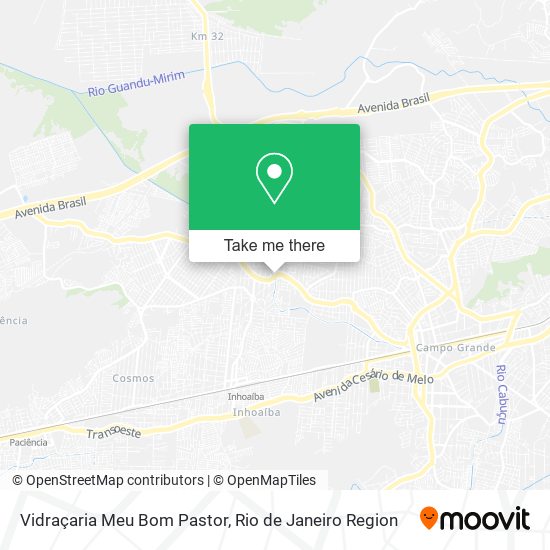 Vidraçaria Meu Bom Pastor map