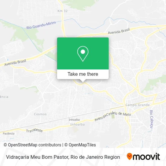 Vidraçaria Meu Bom Pastor map