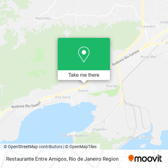 Restaurante Entre Amigos map