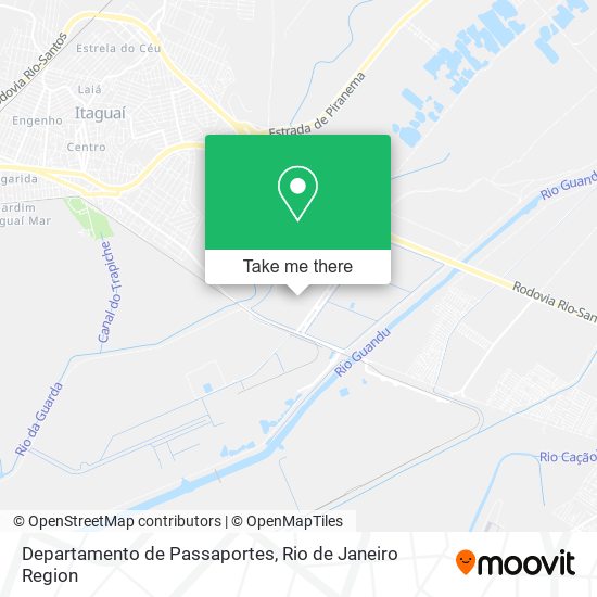 Departamento de Passaportes map