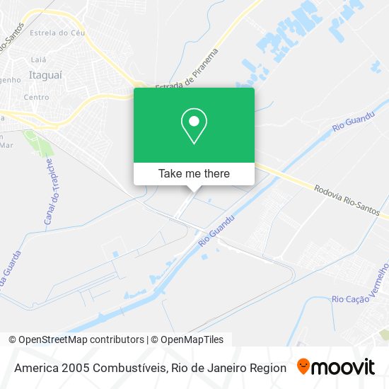 America 2005 Combustíveis map