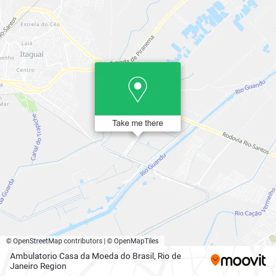Ambulatorio Casa da Moeda do Brasil map