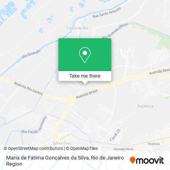 Maria de Fátima Gonçalves da Silva map