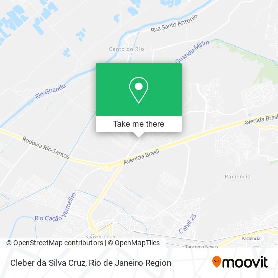 Cleber da Silva Cruz map