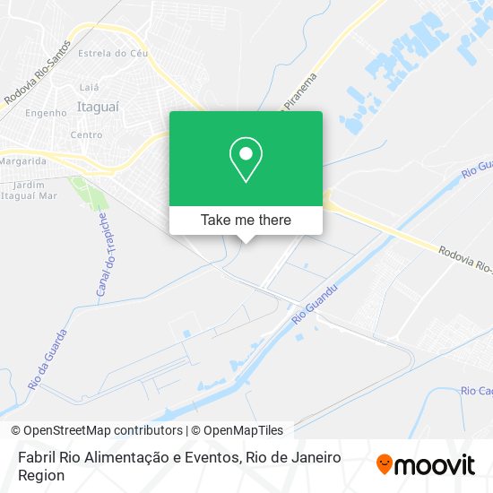 Fabril Rio Alimentação e Eventos map