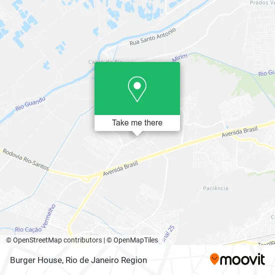 Burger House map