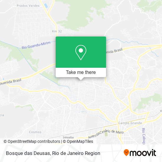 Bosque das Deusas map