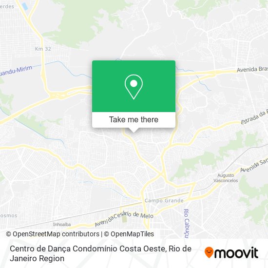 Centro de Dança Condomínio Costa Oeste map