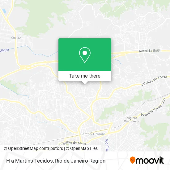 H a Martins Tecidos map