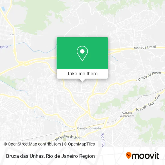 Bruxa das Unhas map