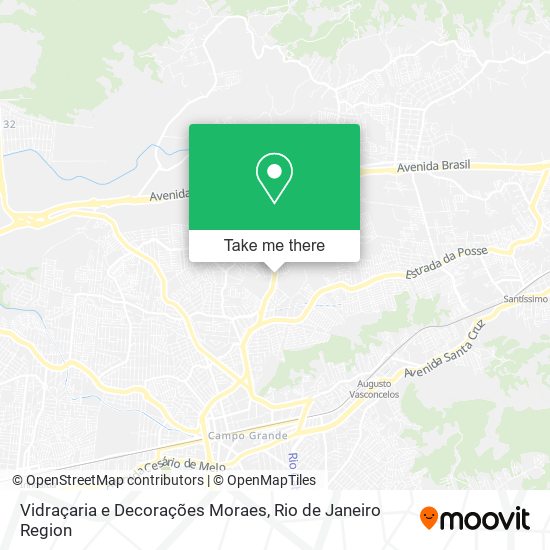 Vidraçaria e Decorações Moraes map
