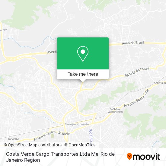 Mapa Costa Verde Cargo Transportes Ltda Me