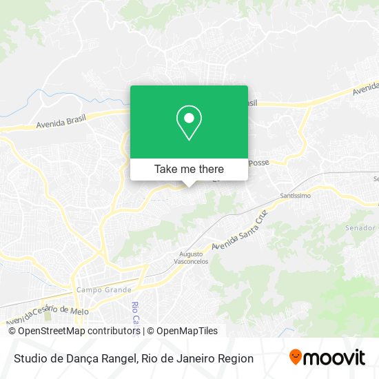 Mapa Studio de Dança Rangel