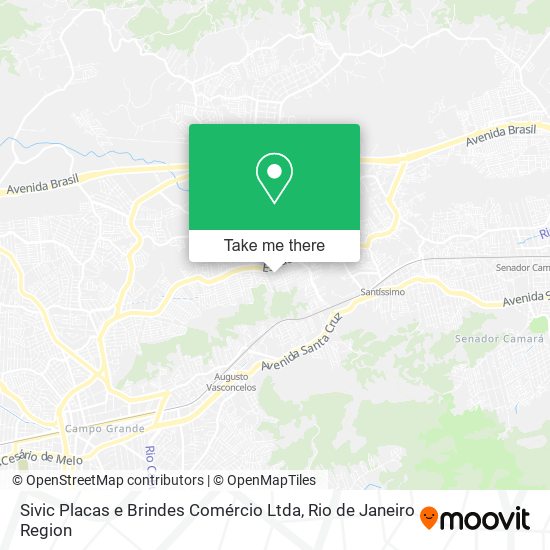 Mapa Sivic Placas e Brindes Comércio Ltda