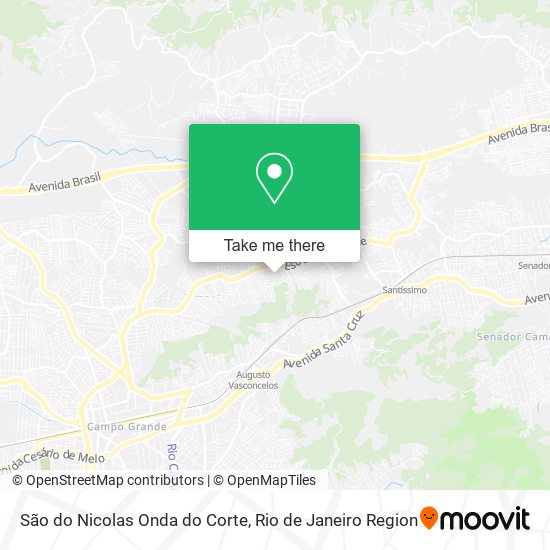 São do Nicolas Onda do Corte map