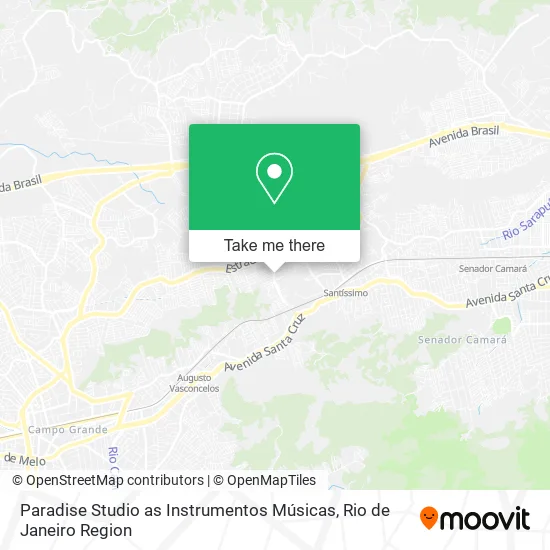 Paradise Studio as Instrumentos Músicas map