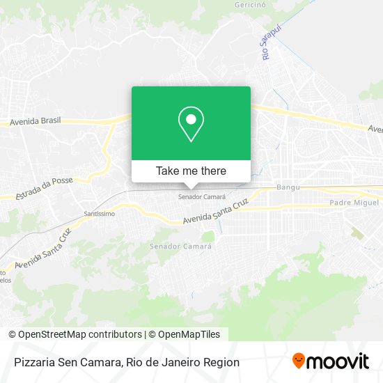 Pizzaria Sen Camara map