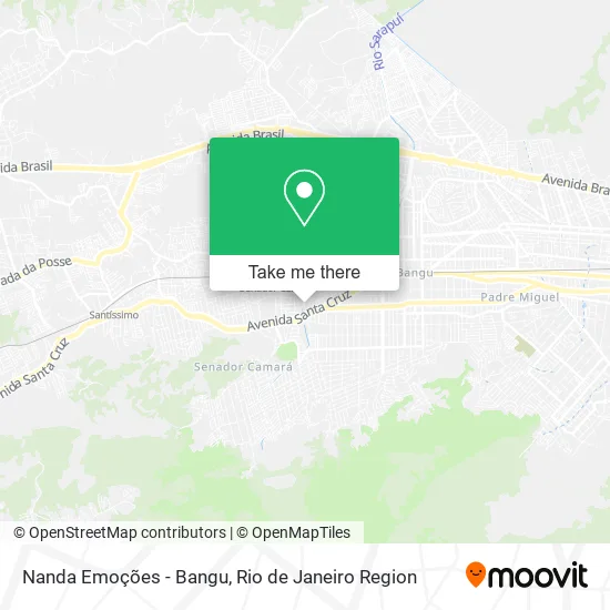 Nanda Emoções - Bangu map