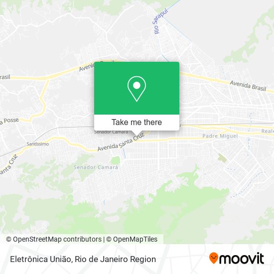 Eletrônica União map