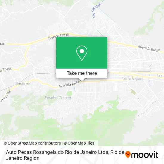 Auto Pecas Rosangela do Rio de Janeiro Ltda map