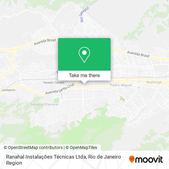 Mapa Ranahal Instalações Técnicas Ltda