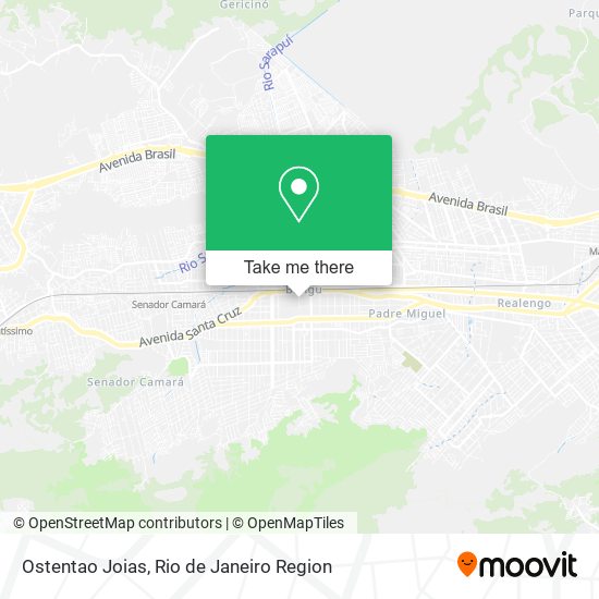 Ostentao Joias map