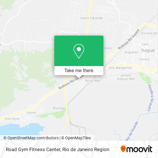 Road Gym Fitness Center map