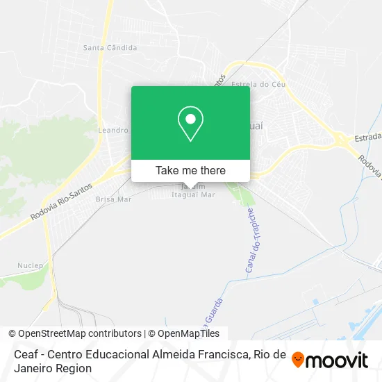 Ceaf - Centro Educacional Almeida Francisca map